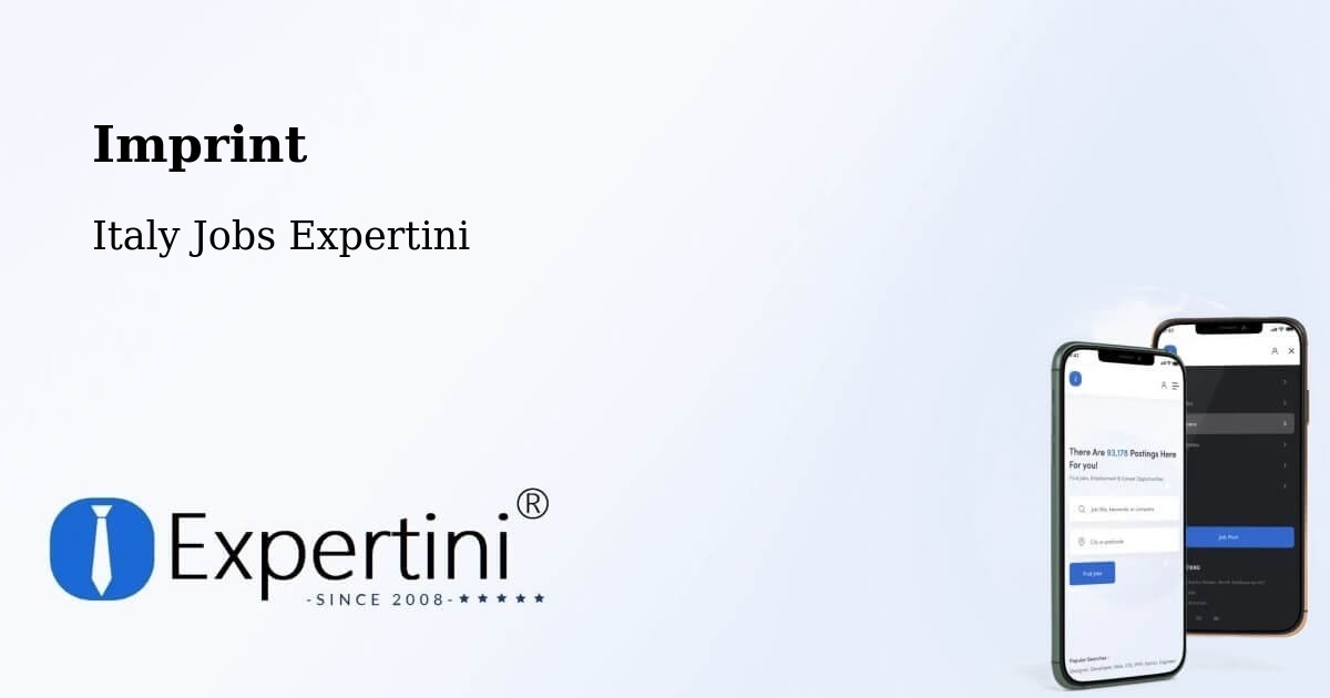 Imprint – Narni - Italy Jobs Expertini
