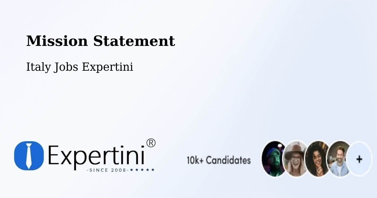 Corporate Mission – Narni - Italy Jobs Expertini