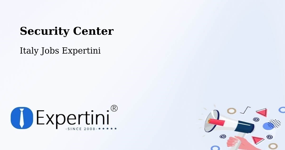 Security & Compliance – Narni - Italy Jobs Expertini
